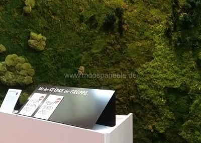 Mooswand - Moosbilder - Messebau - Salzburg