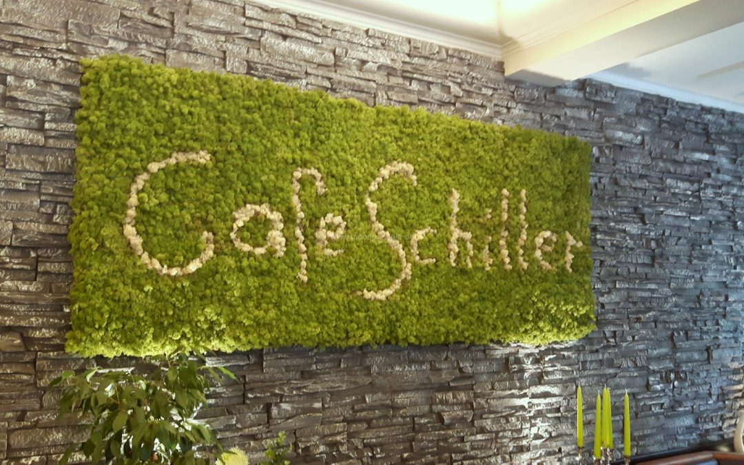 Moosbild mit Rentiermoos – Cafe Schiller in Traunstein